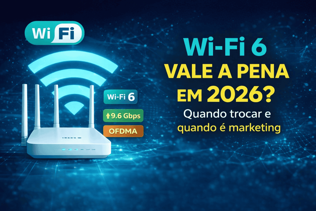 Wi-Fi 6 vale a pena em 2026? Quando trocar e quando é marketing
