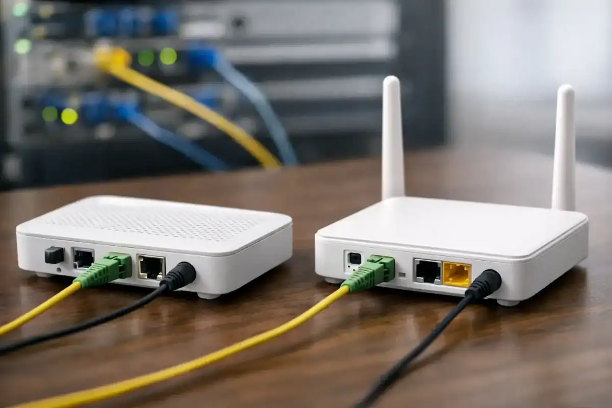 ONU e ONT na fibra: qual é a diferença?