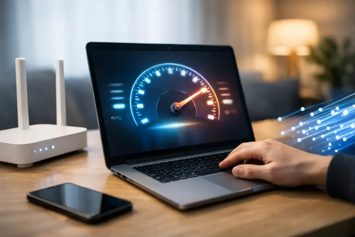 Velocidade real da internet fibra na prática