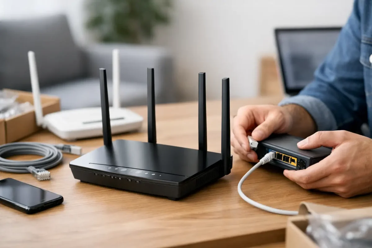 Guia de upgrade de roteador doméstico sem erro
